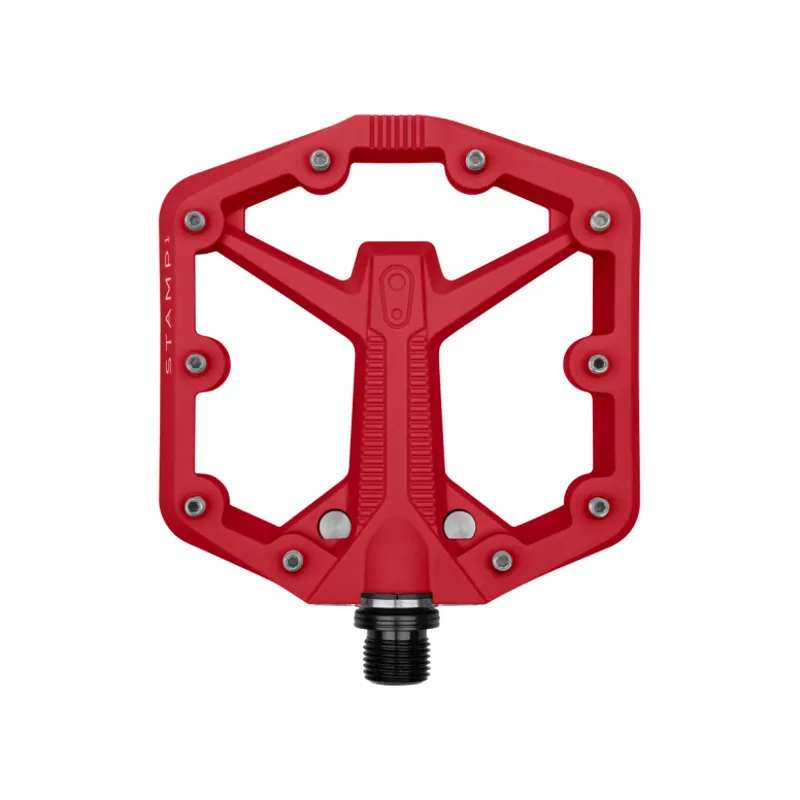 Crankbrothers Stamp 1 Gen 2 Flat Mountain Bike Pedal - Red