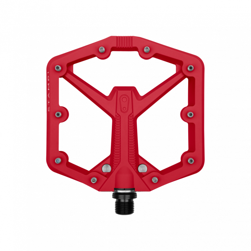 Crankbrothers Stamp 1 Gen 2 Flat Mountain Bike Pedal - Red-1
