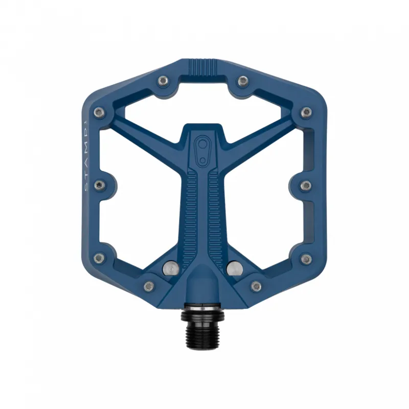 Crankbrothers Stamp 1 Gen 2 Flat Mountain Bike Pedal - Navy-1