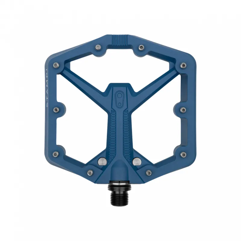 Crankbrothers Stamp 1 Gen 2 Flat Mountain Bike Pedal - Navy
