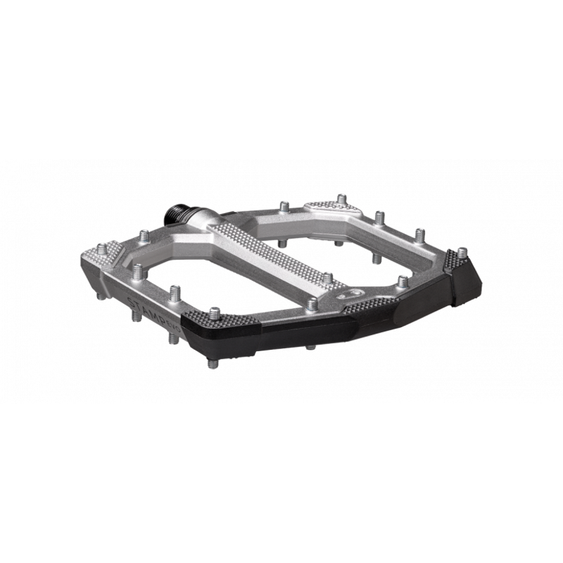 CrankBrothers Stamp EVO MTB Flat Pedals Large - Silver-2