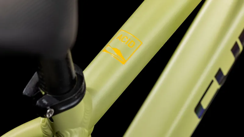 2026 Cube Acid 160 Kids Bike - Light Olive/Orange-5