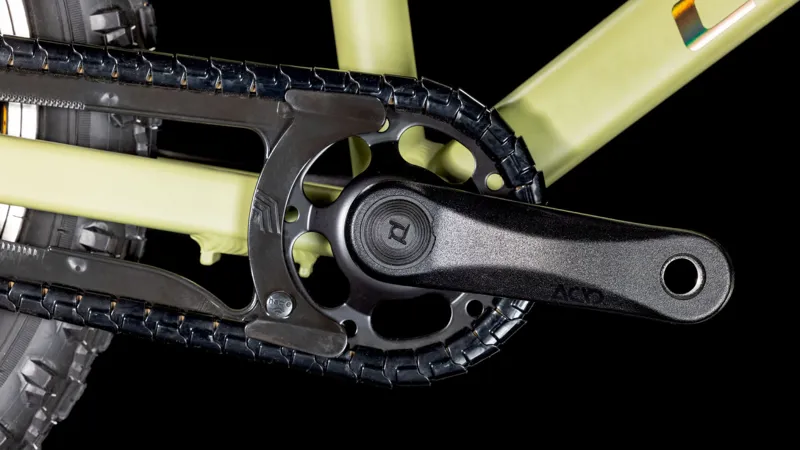 2026 Cube Acid 160 Kids Bike - Light Olive/Orange-4