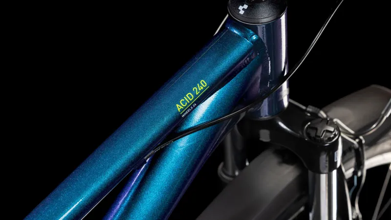 Cube Acid 240 Allroad Kids Mountain Bike - Deep Cobalt/Apple-6