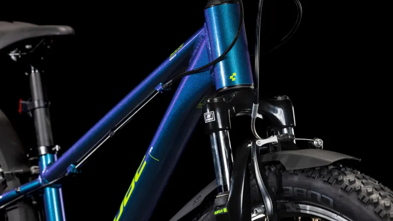 Cube Acid 240 Allroad Kids Mountain Bike - Deep Cobalt/Apple-2