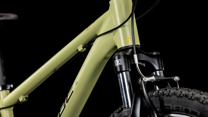 Cube Acid 240 Kids Mountain Bike - Light Olive/Orange-3