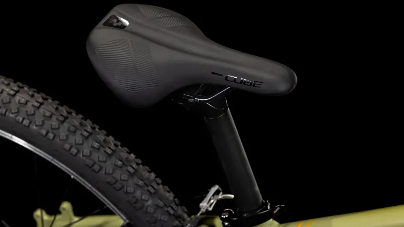 Cube Acid 240 Kids Mountain Bike - Light Olive/Orange-2