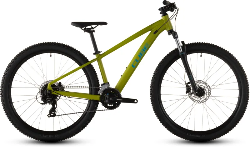 2026 Cube Acid 260 Disc Kids Mountain Bike - Lizard/Blue