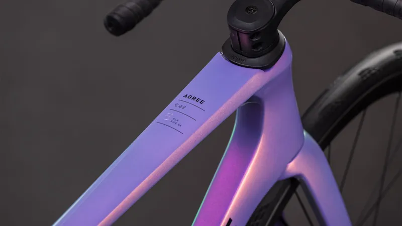 2026 Cube Agree C:62 SLX Road Bike - Cosmic Purple/Black-8