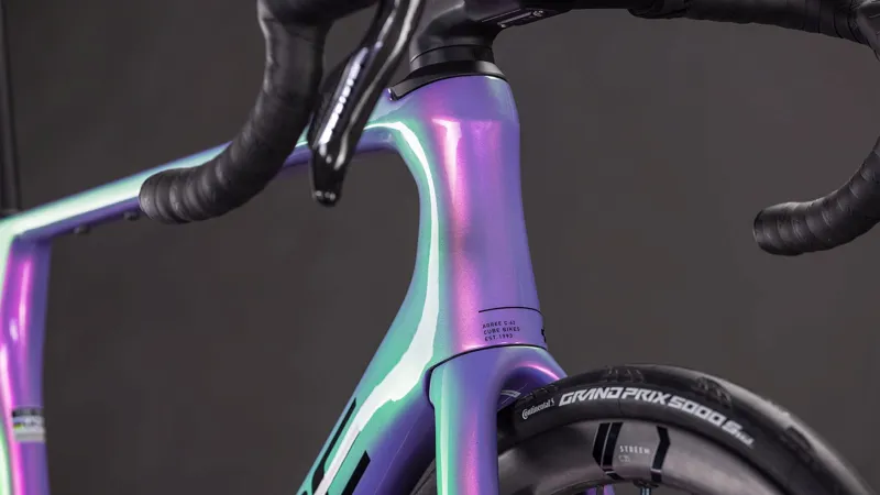 2026 Cube Agree C:62 SLX Road Bike - Cosmic Purple/Black-3