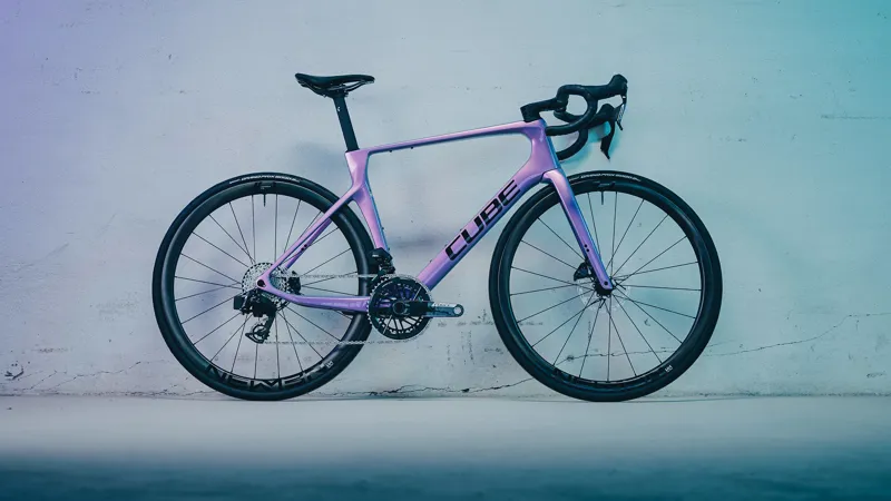 2026 Cube Agree C:62 SLX Road Bike - Cosmic Purple/Black-1