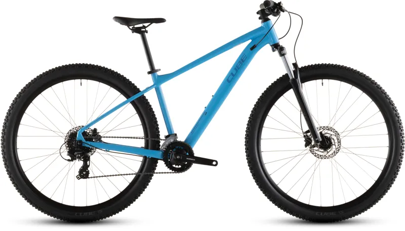 2026 Cube Aim One Hardtail Mountain Bike - Marlin Blue/Reflex