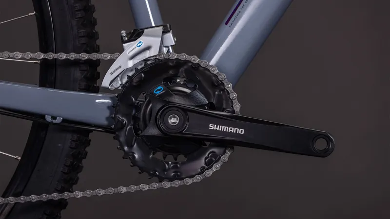 2026 Cube Aim One Hardtail Mountain Bike - Smoke/Black-6