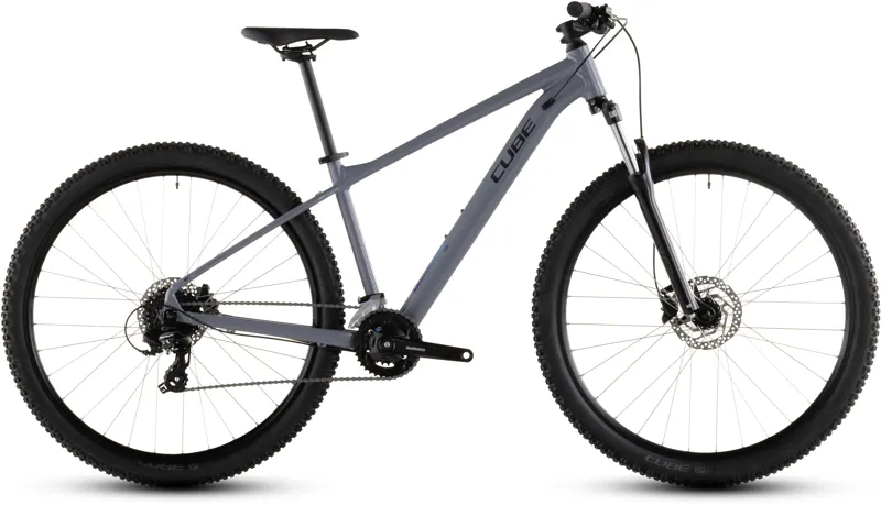 2026 Cube Aim One Hardtail Mountain Bike - Smoke/Black