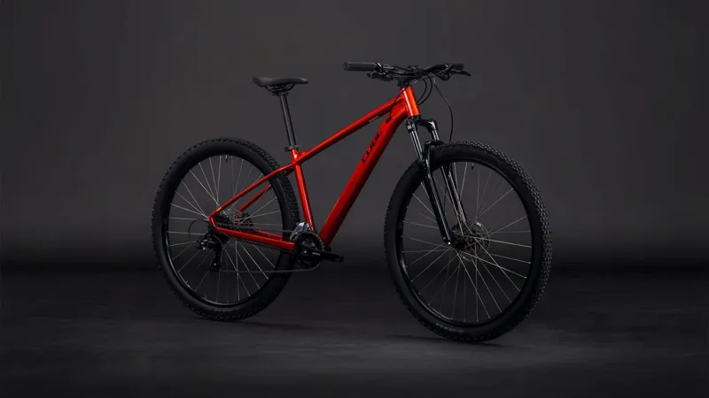 2026 Cube Aim One Hardtail Mountain Bike - Sundowner/Black-1