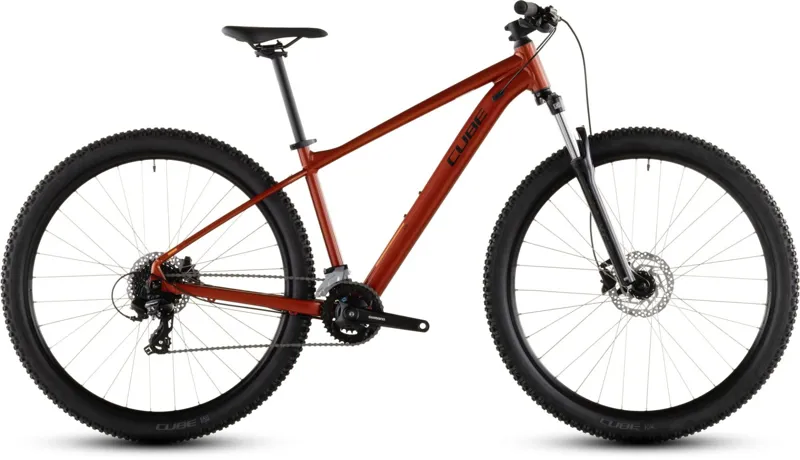 2026 Cube Aim One Hardtail Mountain Bike - Sundowner/Black