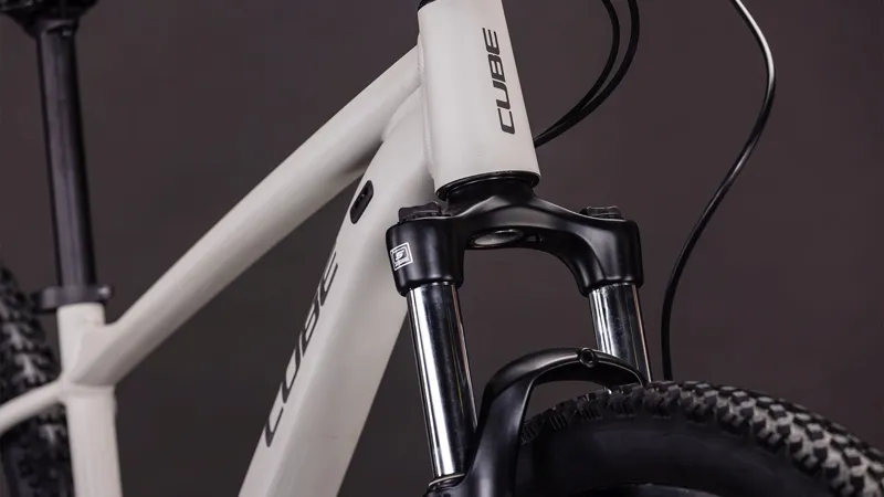 2026 Cube Aim Pro Hardtail Mountain Bike - Greige/Titan-3