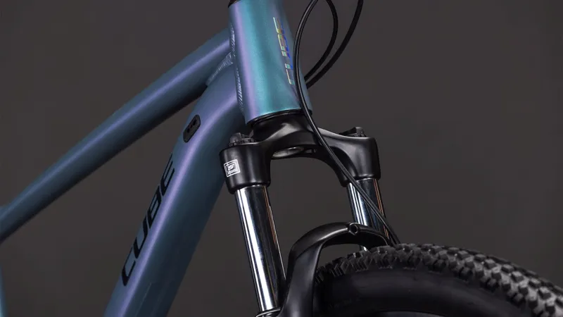 2026 Cube Aim Pro Hardtail Mountain Bike - Smaragd Grey/Prism-3