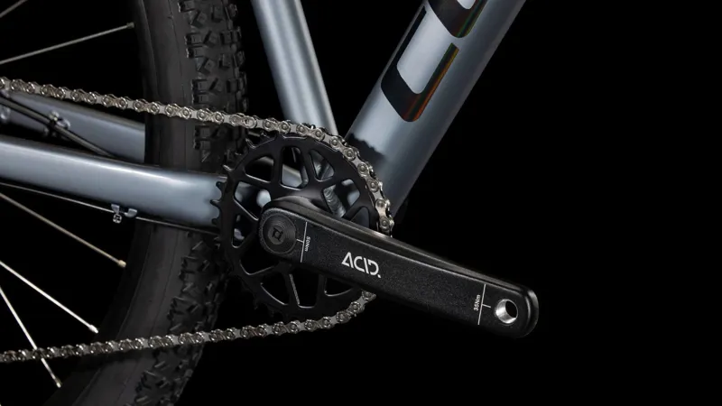 2025 Cube Aim Race Mountain Bike - Slate Grey/Rainbow Black - Size Small-4