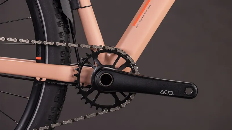 2026 Cube Aim SLX FE Hardtail Mountain Bike - Blush Rose/Black-6