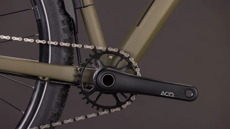 2026 Cube Aim SLX FE Hardtail Mountain Bike - Dusty Olive/Gold-6