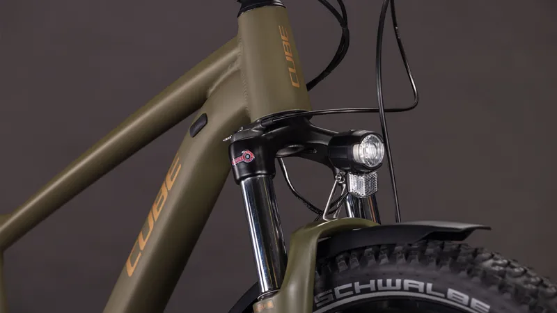 2026 Cube Aim SLX FE Hardtail Mountain Bike - Dusty Olive/Gold-7