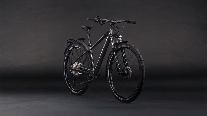 2026 Cube Aim SLX FE Hardtail Mountain Bike - Slate Black/Black-2