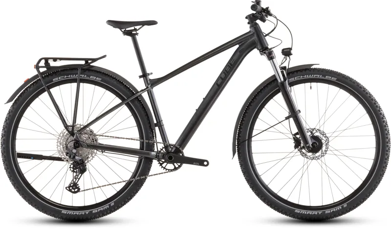 2026 Cube Aim SLX FE Hardtail Mountain Bike - Slate Black/Black
