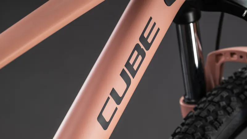 2026 Cube Aim SLX Hardtail Mountain Bike - Blush Rose/Black-6
