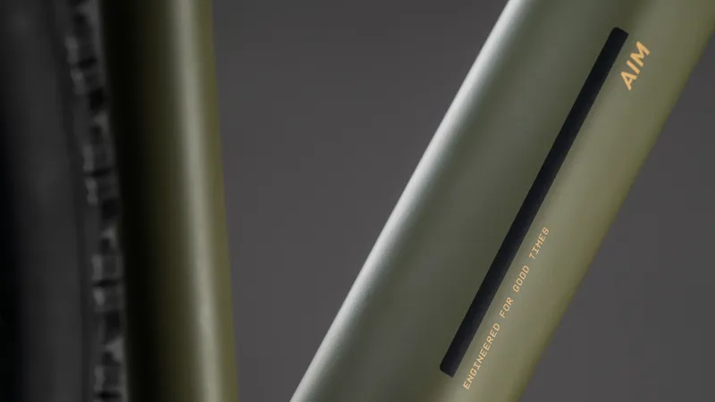 2026 Cube Aim SLX Hardtail Mountain Bike - Dusty Olive/Gold-6