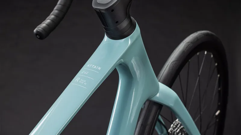 2026 Cube Attain C:62 Race Road Bike - Skylight Blue/Cyan-7