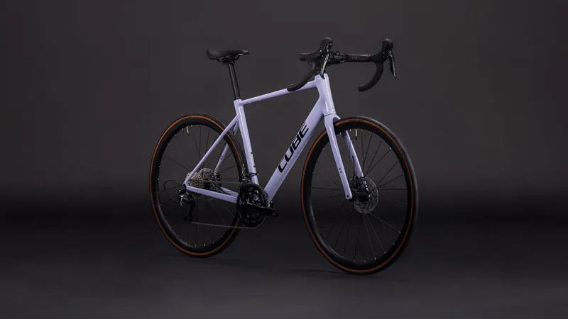 2026 Cube Attain Race Road Bike - Cyclamen/Black-2