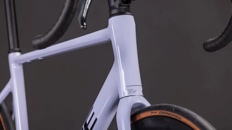 2026 Cube Attain Race Road Bike - Cyclamen/Black-7