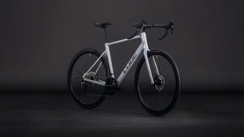 2026 Cube Attain Race Road Bike - Fog Grey/Shift-1