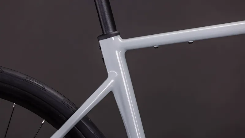 2026 Cube Attain Race Road Bike - Fog Grey/Shift-4