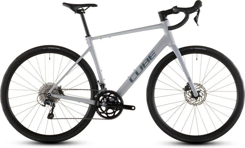 2026 Cube Attain Race Road Bike - Fog Grey/Shift