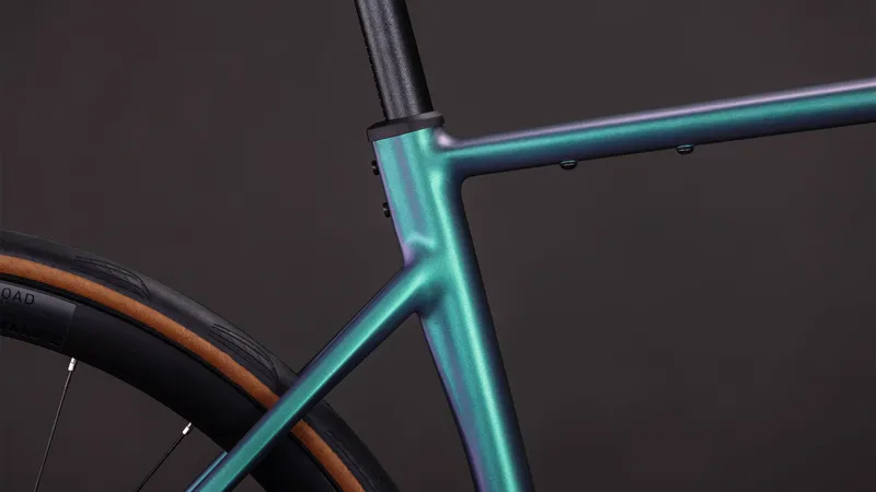 2026 Cube Attain SLX Road Bike - Smaragd Grey/Prism-5