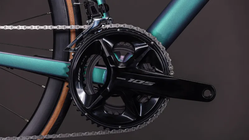 2026 Cube Attain SLX Road Bike - Smaragd Grey/Prism-6