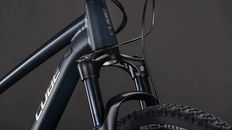 2026 Cube Attention Pro Hardtail Mountain Bike - Night/Black-3