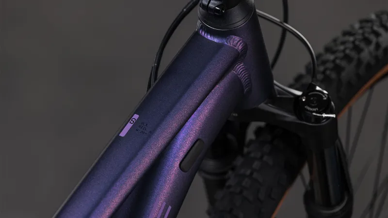 2026 Cube Attention SLX Hardtail Mountain Bike - Purple Galaxy/Black-3