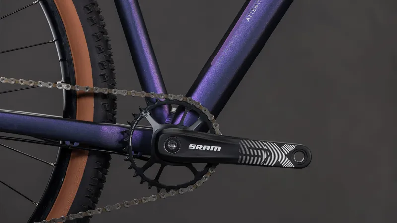 2026 Cube Attention SLX Hardtail Mountain Bike - Purple Galaxy/Black-6