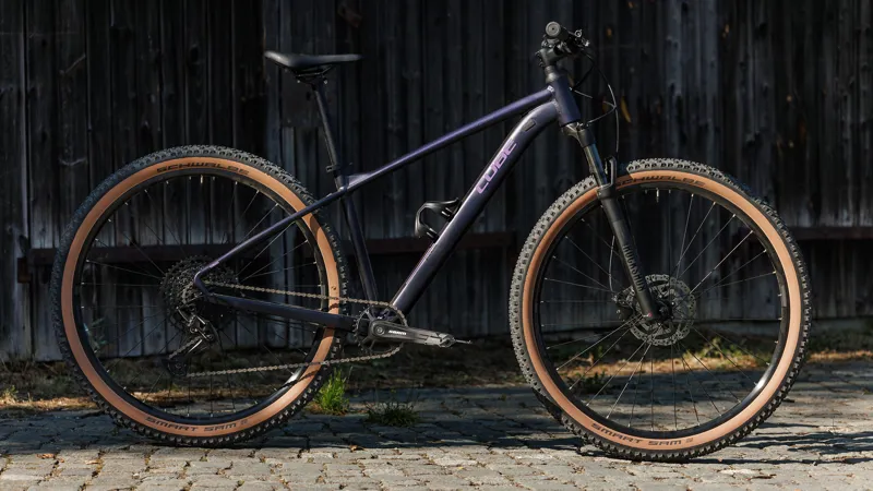 2026 Cube Attention SLX Hardtail Mountain Bike - Purple Galaxy/Black-1
