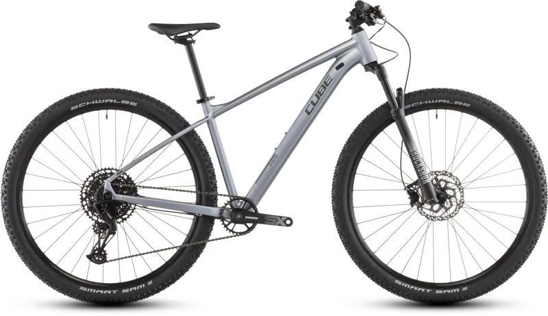 2026 Cube Attention SLX Hardtail Mountain Bike - Slate Grey/Black