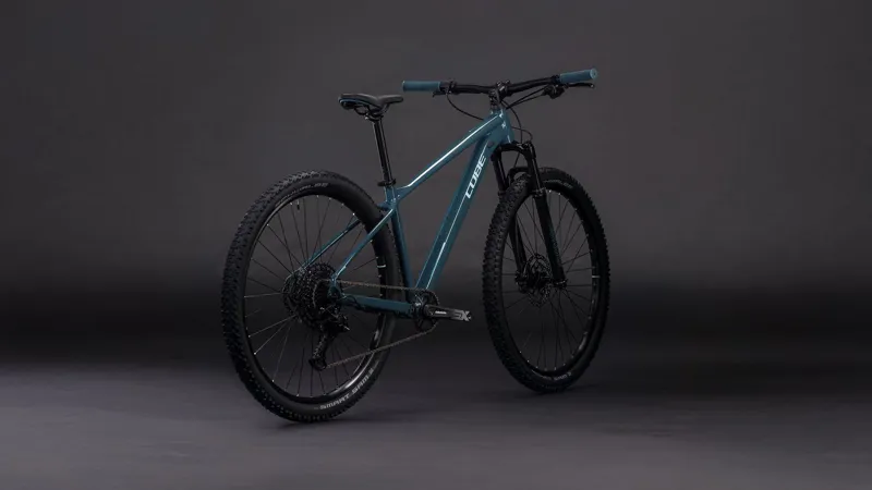 2026 Cube Attention SLX Hardtail Mountain Bike - Storm/Blue-2