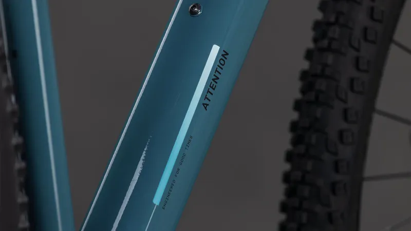 2026 Cube Attention SLX Hardtail Mountain Bike - Storm/Blue-5