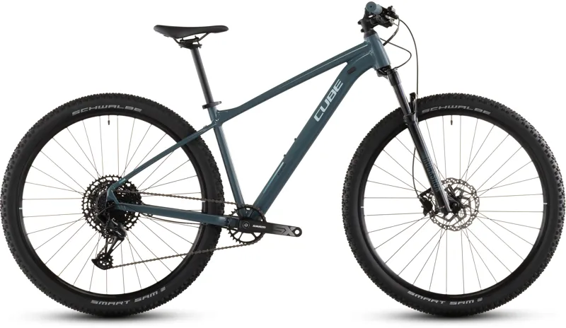 2026 Cube Attention SLX Hardtail Mountain Bike - Storm/Blue