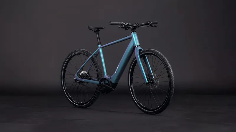 2026 Cube Editor Hybrid SLT 400X Electric Bike - Smaragdgrey/Prism-2