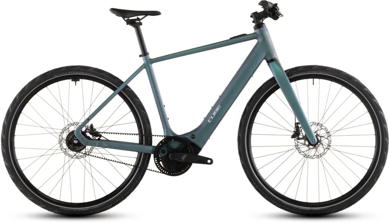 2026 Cube Editor Hybrid SLT 400X Electric Bike - Smaragdgrey/Prism
