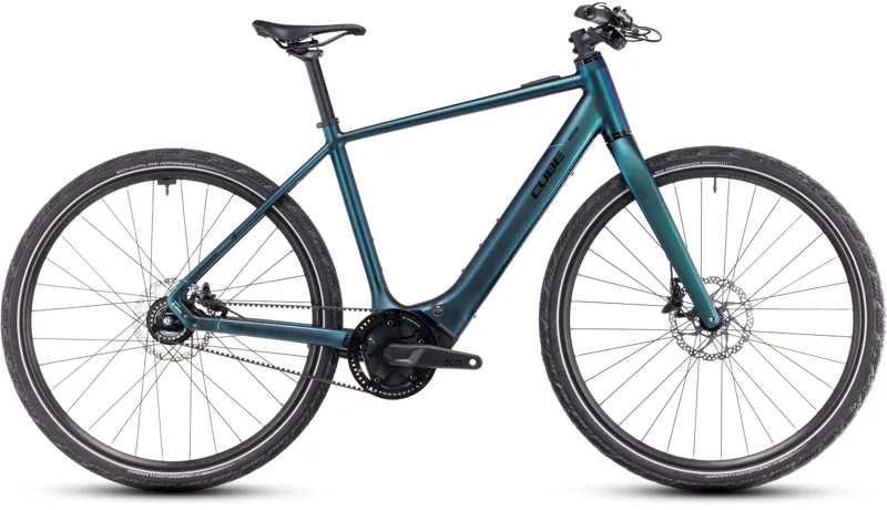 2025 Cube Editor Hybrid SLT 400X Electric Hybrid Bike - Goblin - Small