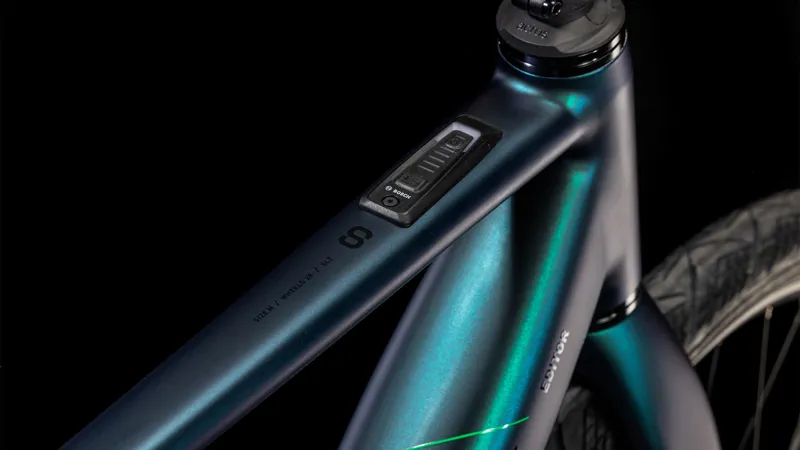 2025 Cube Editor Hybrid SLT 400X Electric Hybrid Bike - Goblin - Small-3